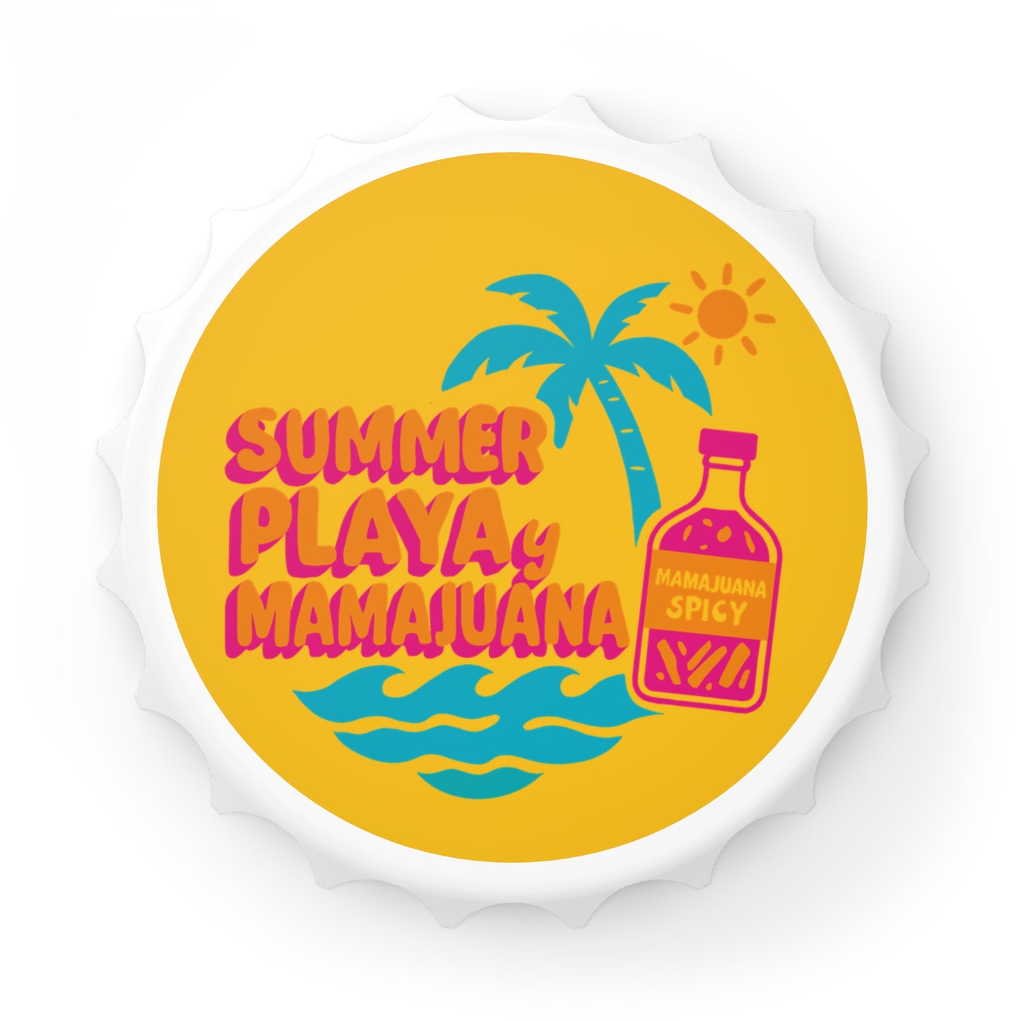 Tropical Bottle Opener | Summer Vibes, Beach Party Essential, Fun Drink Accessory, Gift for BBQ Lovers, Gift for Friends