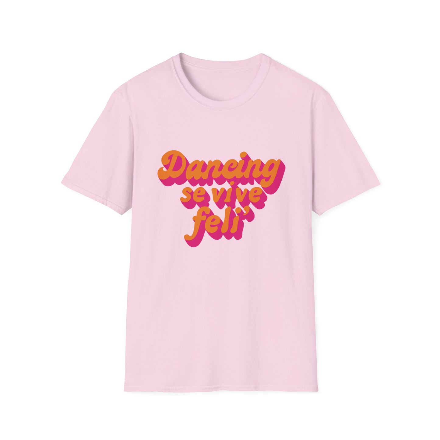 Dancing Vibes Unisex T-Shirt, Trendy Graphic Tee for Dance Lovers, Gift for Performers, Casual Wear for Parties, Fun Summer Apparel