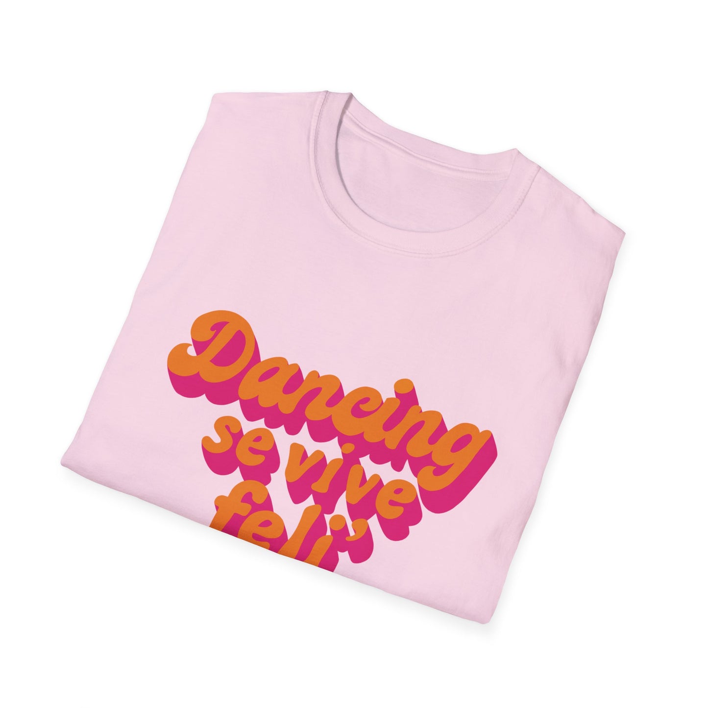 Dancing Vibes Unisex T-Shirt, Trendy Graphic Tee for Dance Lovers, Gift for Performers, Casual Wear for Parties, Fun Summer Apparel