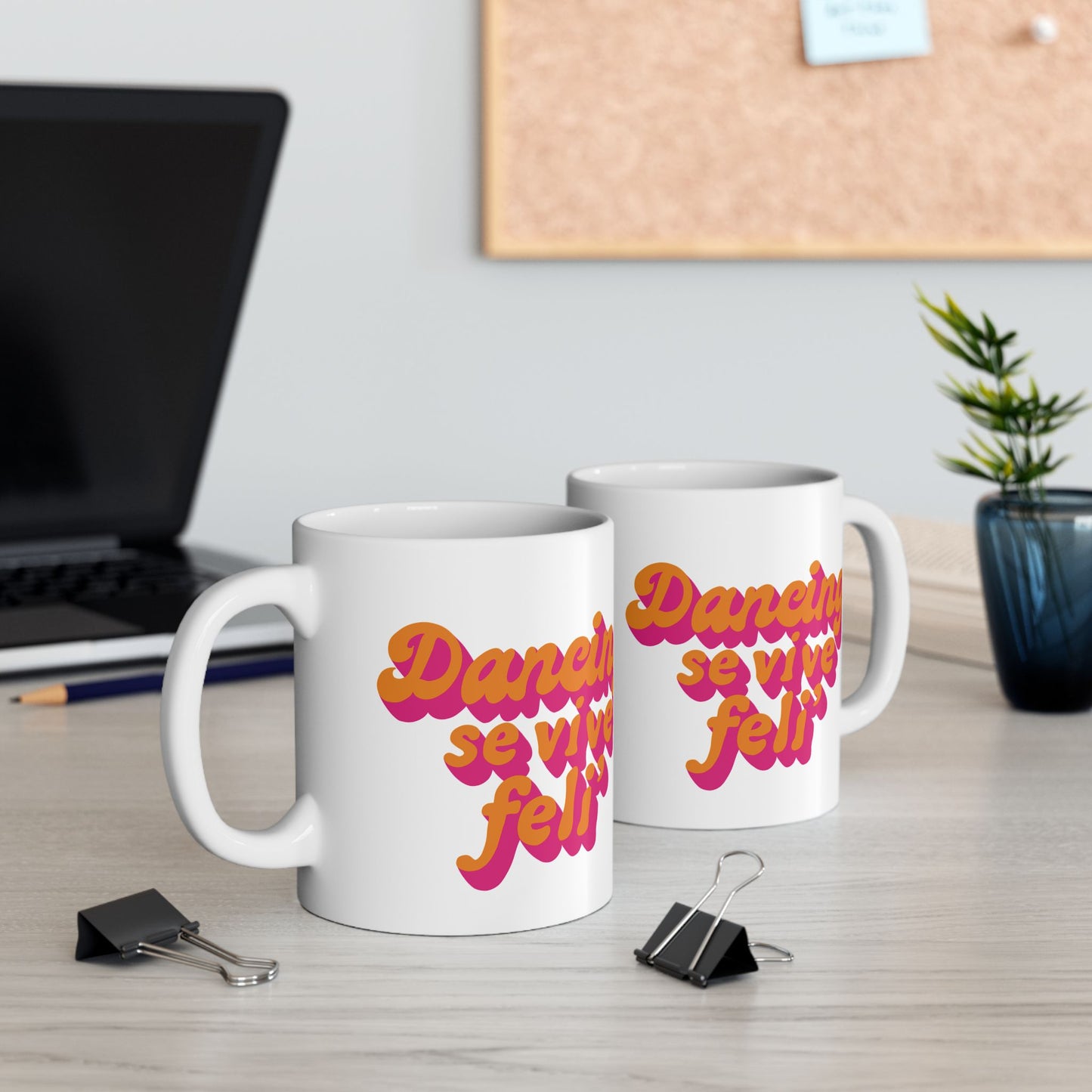 Dancing Queen Ceramic Mug, Fun Gift for Music Lovers, Retro Vibe Coffee Cup, Perfect for Birthdays, Parties, or Home Decor
