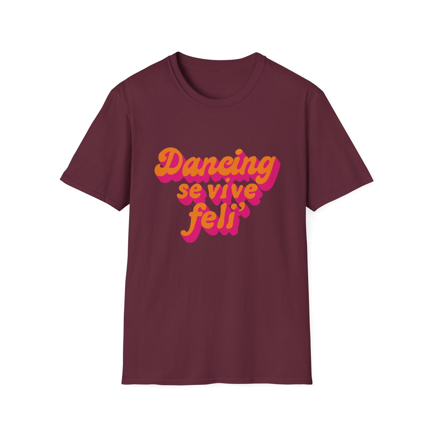 Dancing Vibes Unisex T-Shirt, Trendy Graphic Tee for Dance Lovers, Gift for Performers, Casual Wear for Parties, Fun Summer Apparel