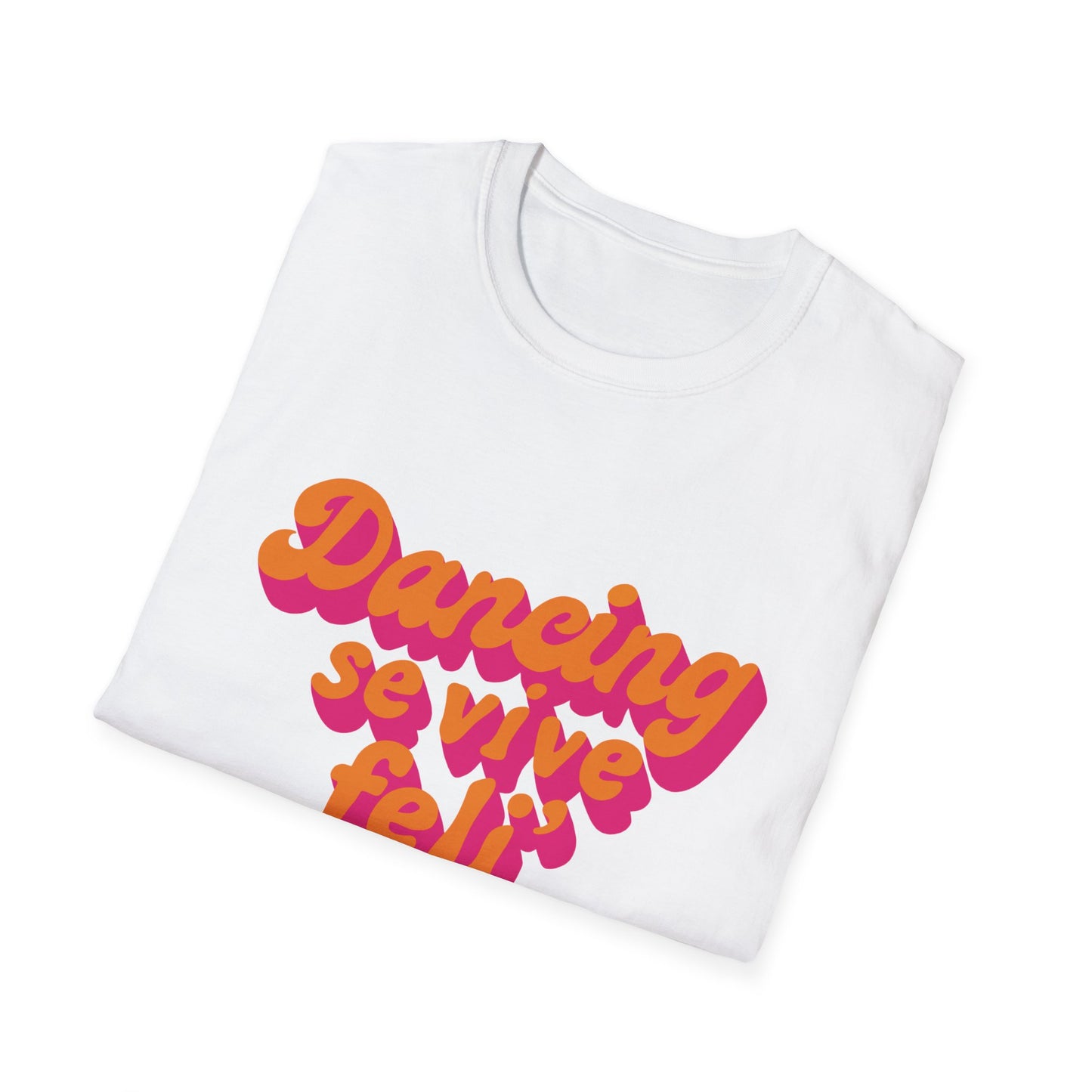 Dancing Vibes Unisex T-Shirt, Trendy Graphic Tee for Dance Lovers, Gift for Performers, Casual Wear for Parties, Fun Summer Apparel