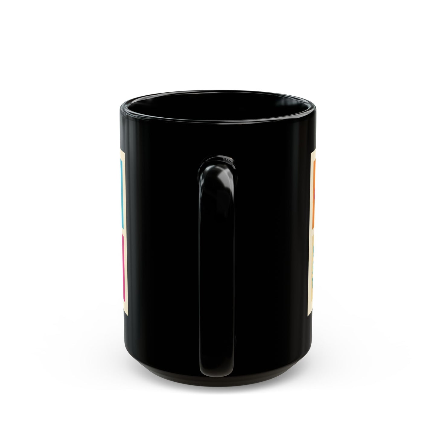 Tropical Vibes Mug, Colorful Coffee Cup, Fun Gift, Summer Drinkware, Retro Style Mug, Party Favor, Gift for Music Lovers