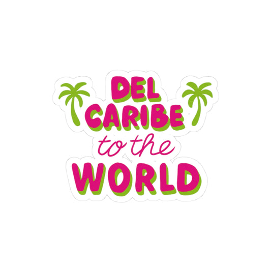 Caribbean Adventure Stickers - Tropical Vinyl Decals for Laptops, Water Bottles, Scrapbooking, Travel Lovers, Summer Vibes