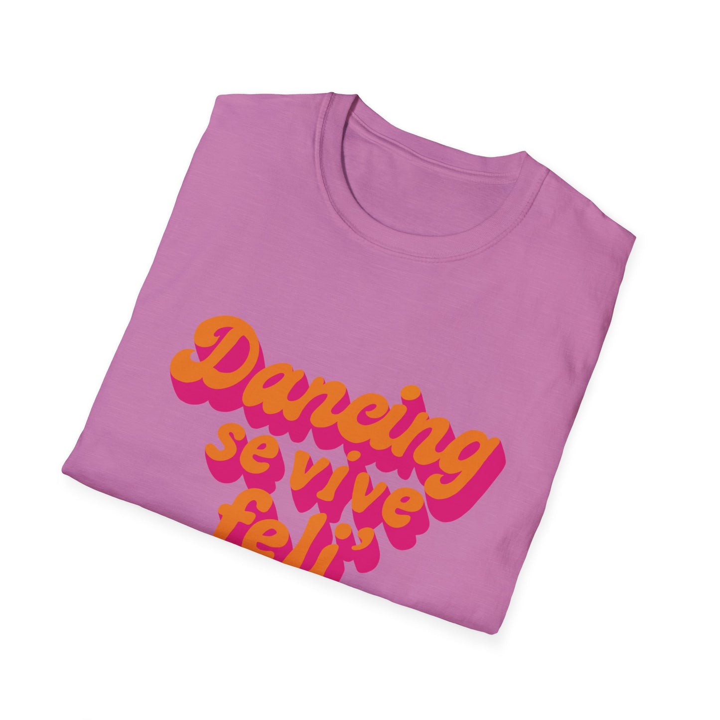 Dancing Vibes Unisex T-Shirt, Trendy Graphic Tee for Dance Lovers, Gift for Performers, Casual Wear for Parties, Fun Summer Apparel